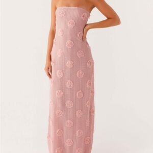 Peppermayo Pink Floral Maxi Dress